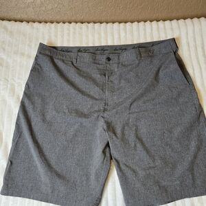 Ben Hogan Gray Flat Front Men's Shorts Size 46